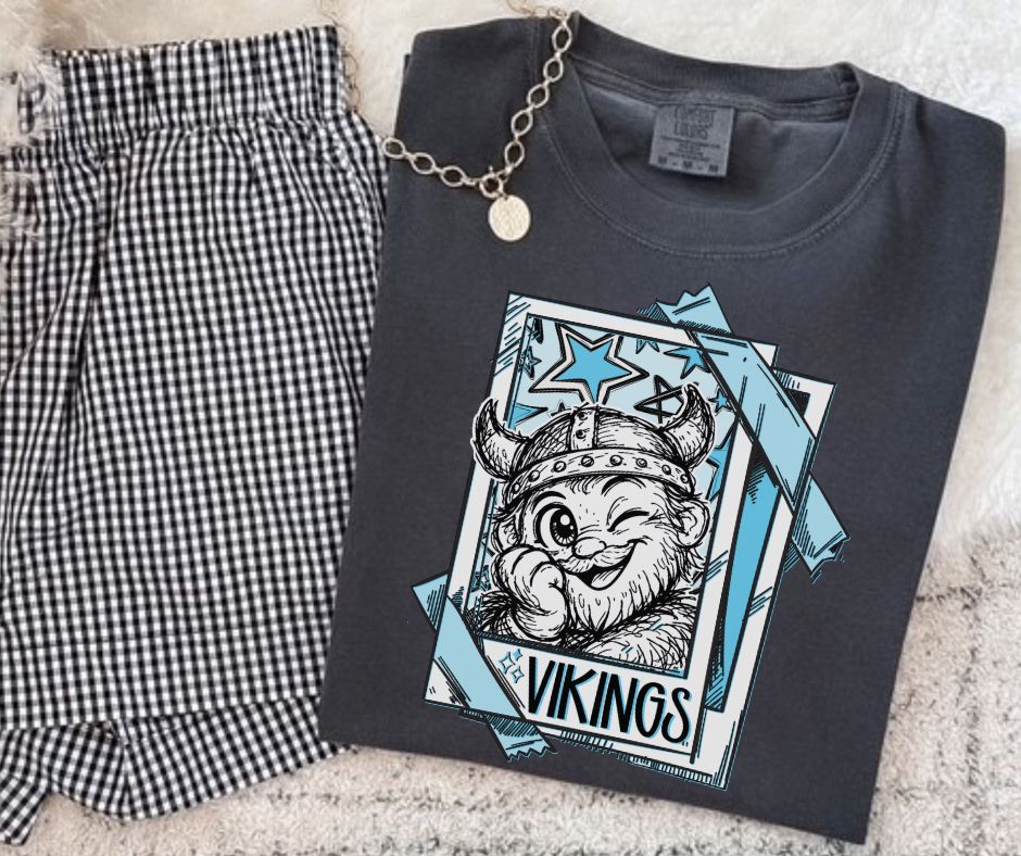 Vikings - Columbia Blue (Cutie Patootie Mascots) - DTF