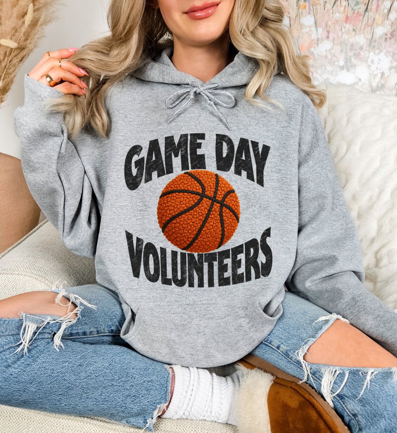 Volunteers (Faux Sherpa Game Day Basketball) - DTF