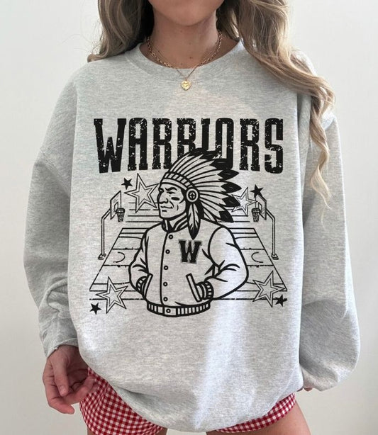 Warriors (Basketball Letterman Mascot) - DTF