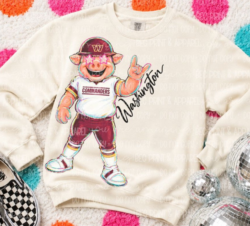 Washington (Rockin NFL Mascot) - DTF