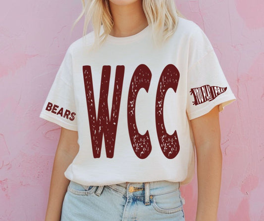 Bears - Maroon/WCC (You Play I Pray Mascots) - DTF