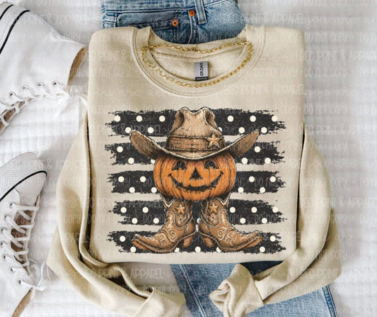 Western Jack-O-Lantern - DTF