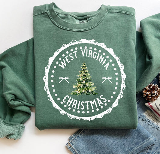 West Virginia (Christmas State Stamp) - DTF