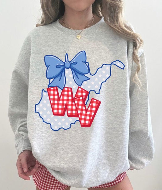 West Virginia (American Gingham and Stars State) - DTF