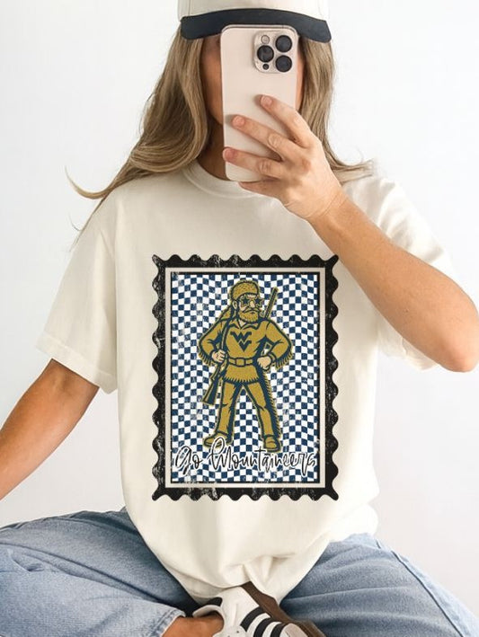West Virginia (Vintage Postage Stamp Mascot) - DTF