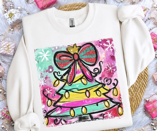 Christmas Tree (Whimsical/Trendy) - DTF