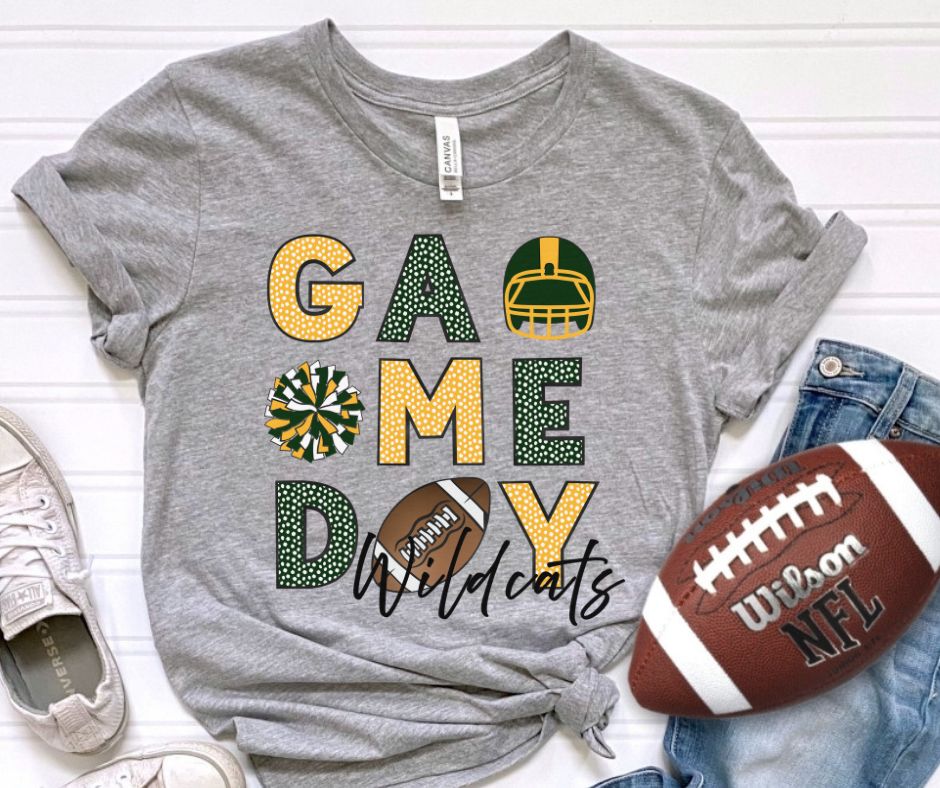 Wildcats (Game Day Football Collage) - DTF
