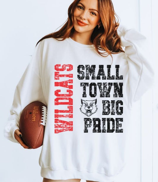 Wildcats - Red (Small Town Big Pride Mascots) - DTF