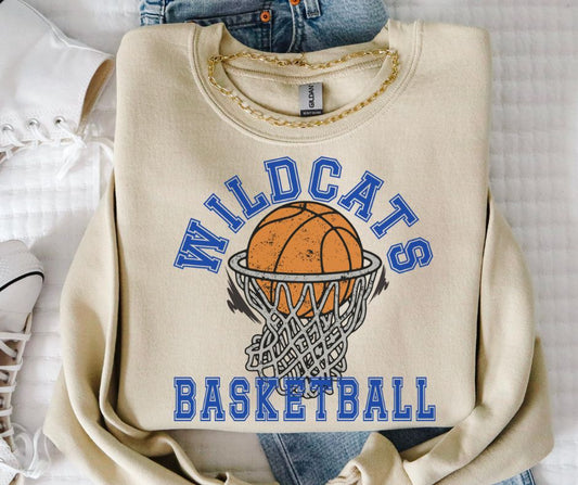 Wildcats (Basketball Grunge Mascot) - DTF