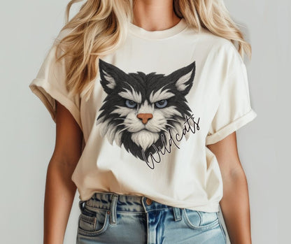 Wildcats (Faux Yarn Mascot) - DTF