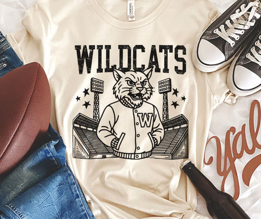 Wildcats (Letterman Mascots) - DTF