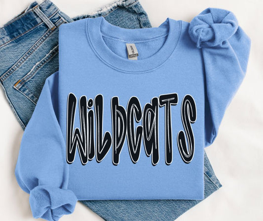Wildcats (Retro Doodle Mascot) - DTF