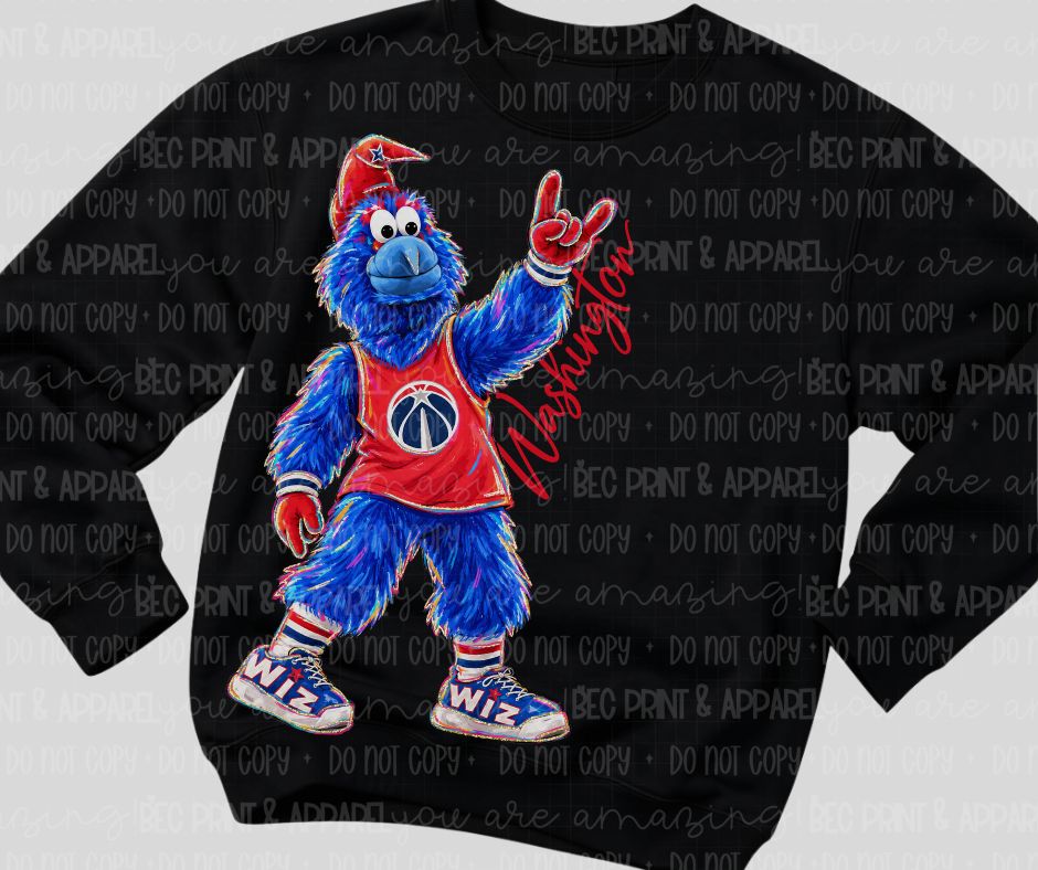 Wizards (Rockin NBA Mascot) - DTF