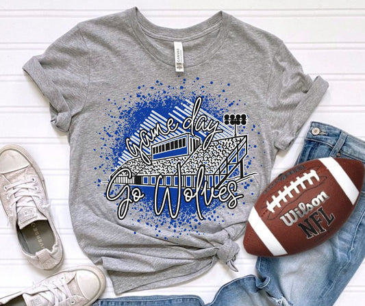 Wolves - Royal Blue/White (Game Day Stadium Mascots) - DTF