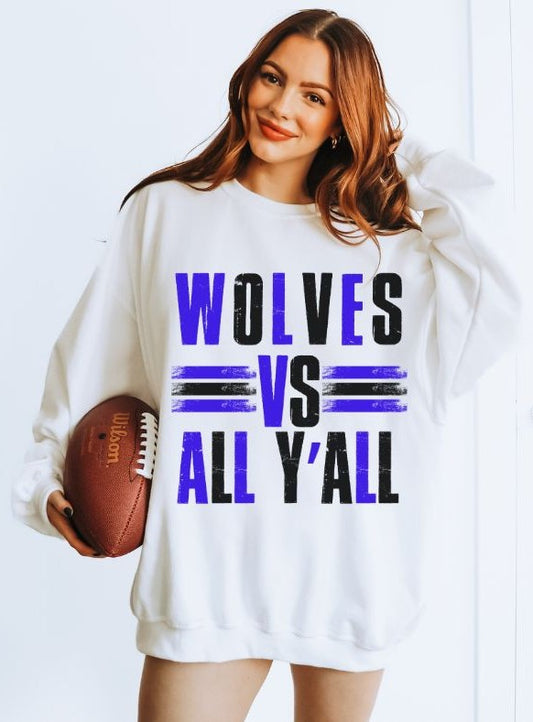 Wolves - Royal Blue/Black (Mascots VS All Yall) - DTF