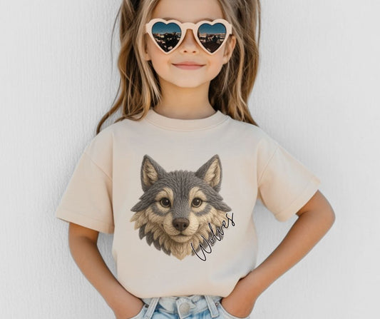 Wolves (Faux Yarn Mascot) - DTF