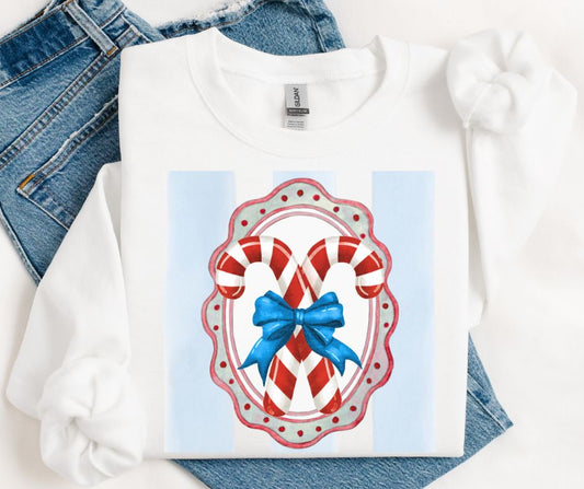 Watercolor Candy Canes - DTF