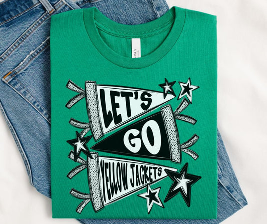 Yellow Jackets (Let's Go Pennant Mascot) - DTF
