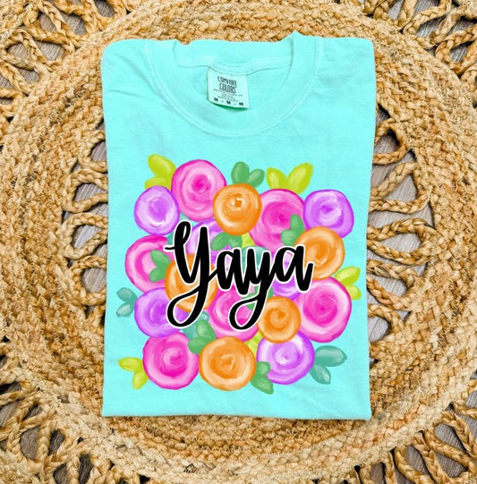 Yaya (Mother's Day Floral) - DTF