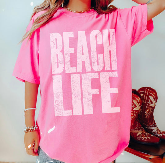 Beach Life (distressed) - single color SPT