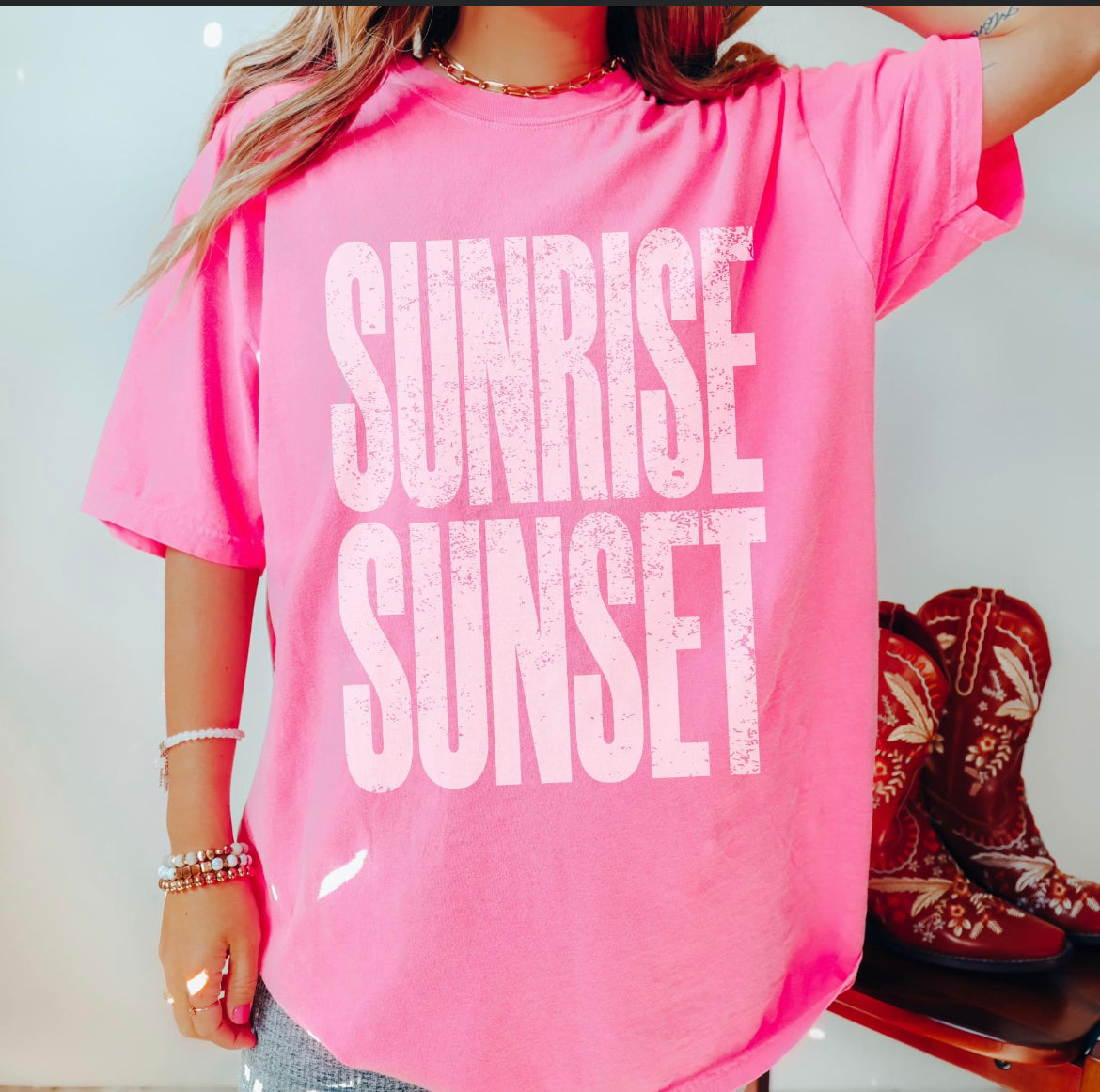 Sunrise Sunset (distressed) - single color SPT