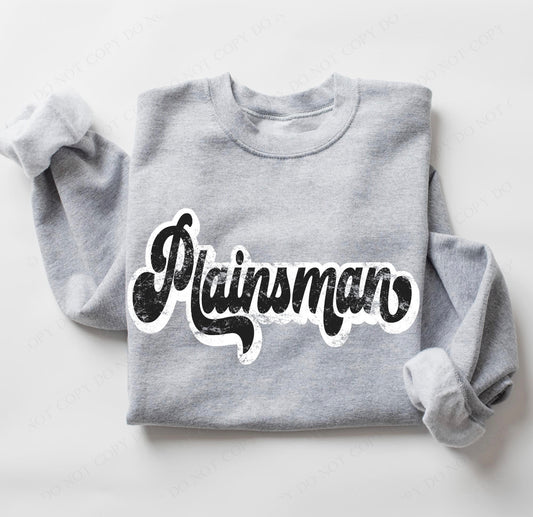 Plainsman (retro black and white) - DTF