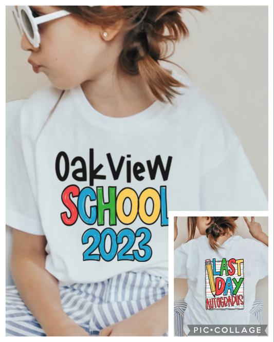 Custom Last Day of School - 2-in-1 (front/back) - YOUTH - DTF
