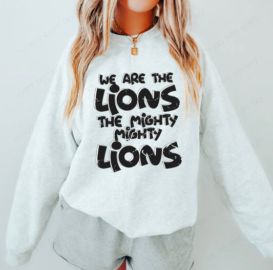 We are the mighty Lions  - DTF
