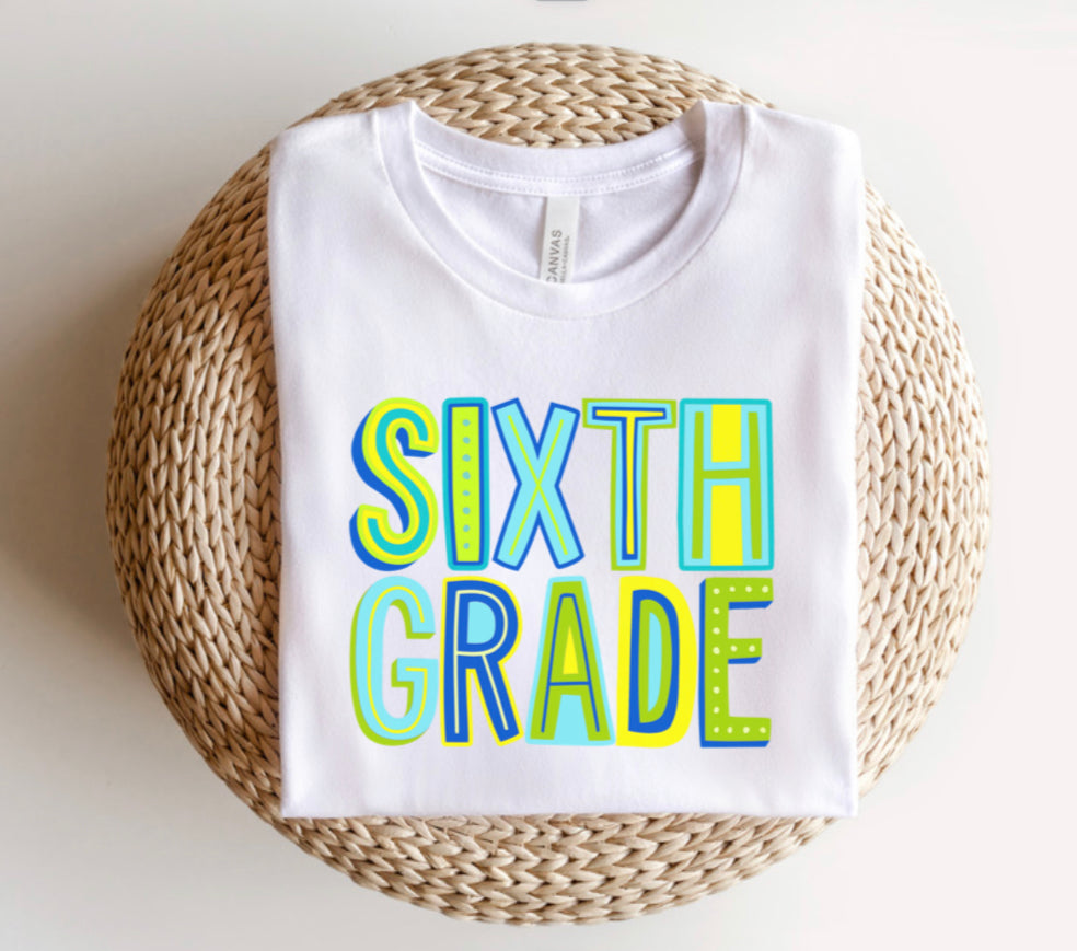 Sixth grade (blue/green) - YOUTH - DTF