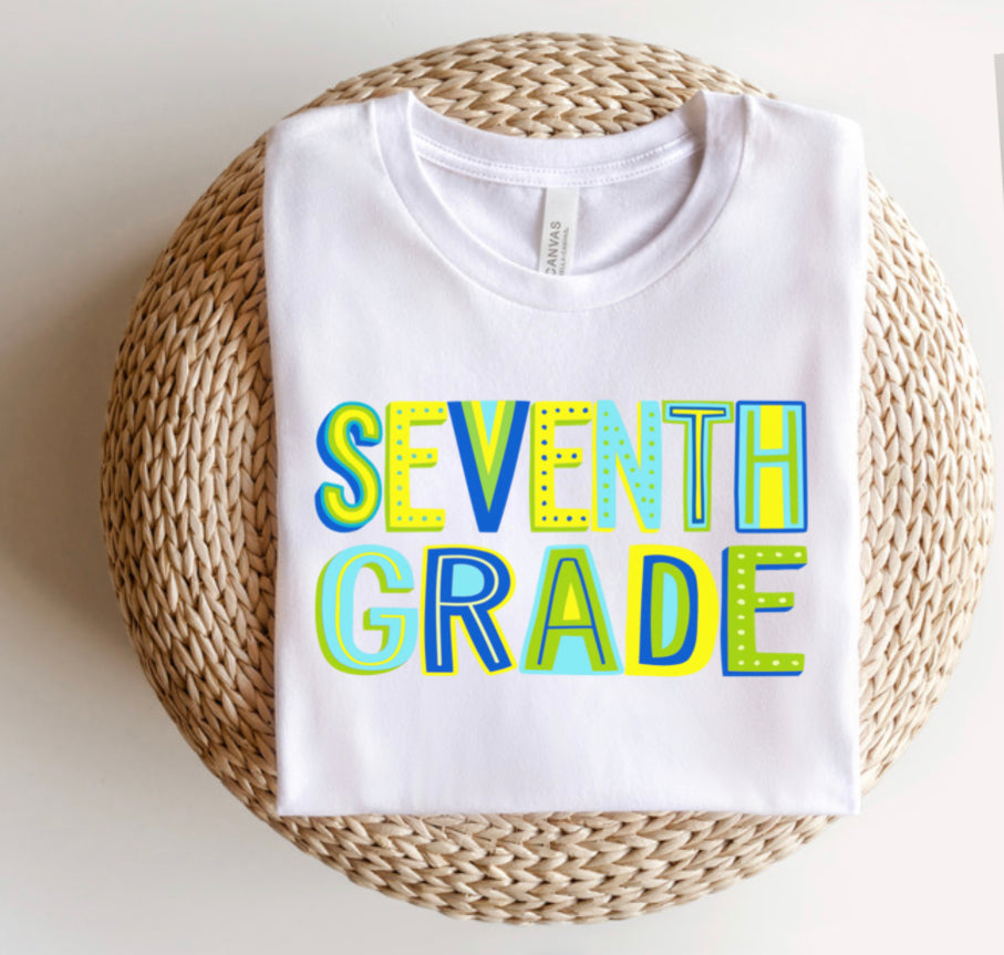 Seventh grade (blue/green) - YOUTH - DTF