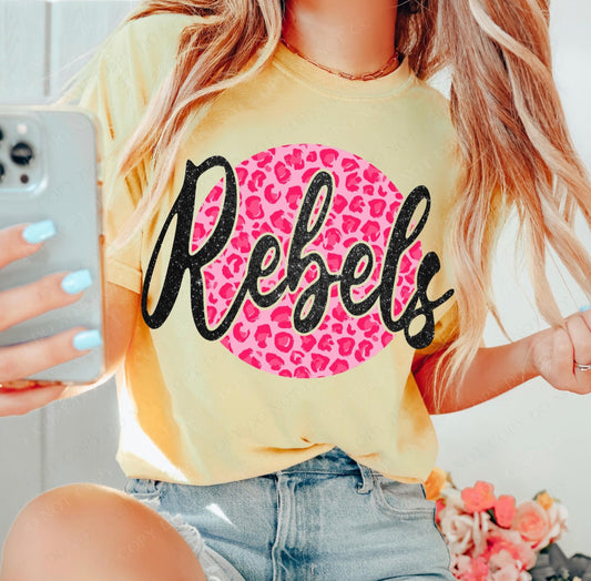 Rebels Mascot (Leopard) - DTF