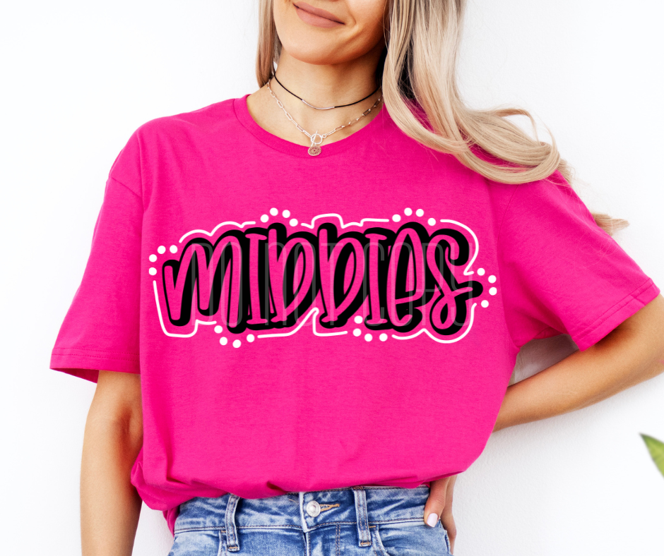 Middies (Mascots Outline) - DTF – BEC Print & Apparel