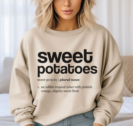 Thanksgiving Dinner Definitions - Sweet Potatoes - DTF