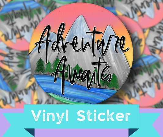 Adventure Awaits - sticker