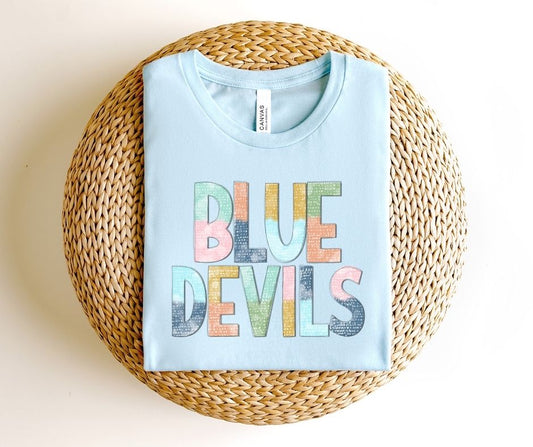 Blue Devils Multi-Colored Mascot (YOUTH) - DTF