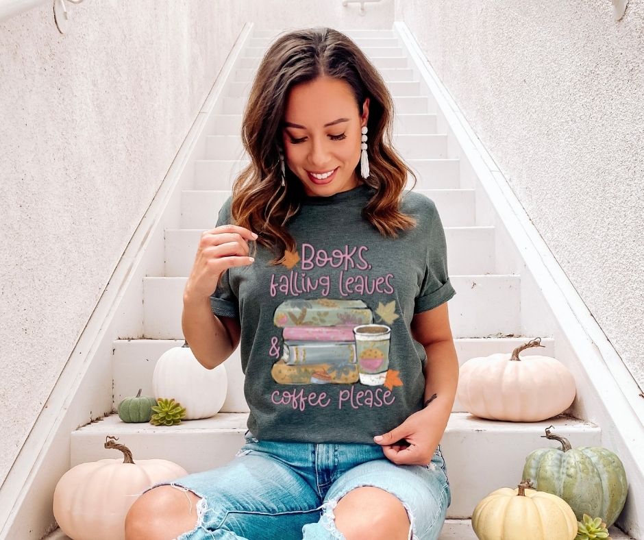 Books, Falling Leaves, Coffee Please (HH)