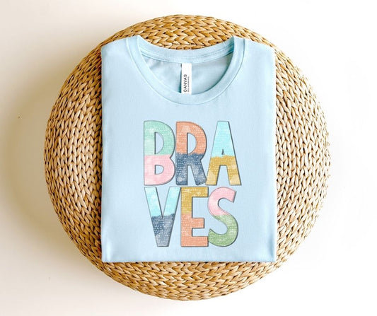 Braves Multi-Colored Mascot (YOUTH) - DTF