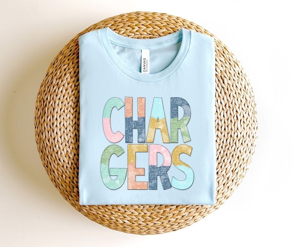 Chargers Multi-Colored Mascot - DTF