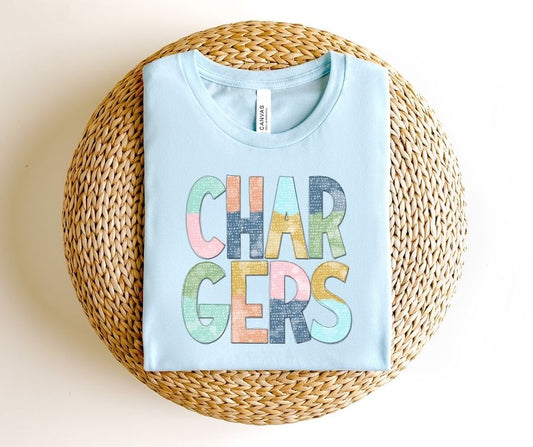 Chargers Multi-Colored Mascot  (YOUTH) - DTF