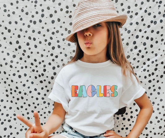 Eagles Color Block - YOUTH - DTF
