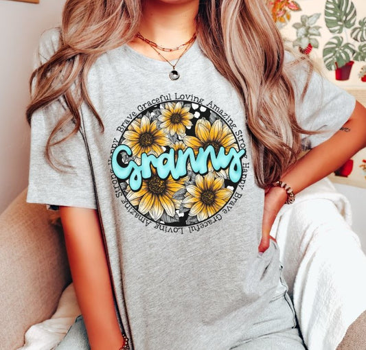 Granny - Sunflower Mother's Day - DTF