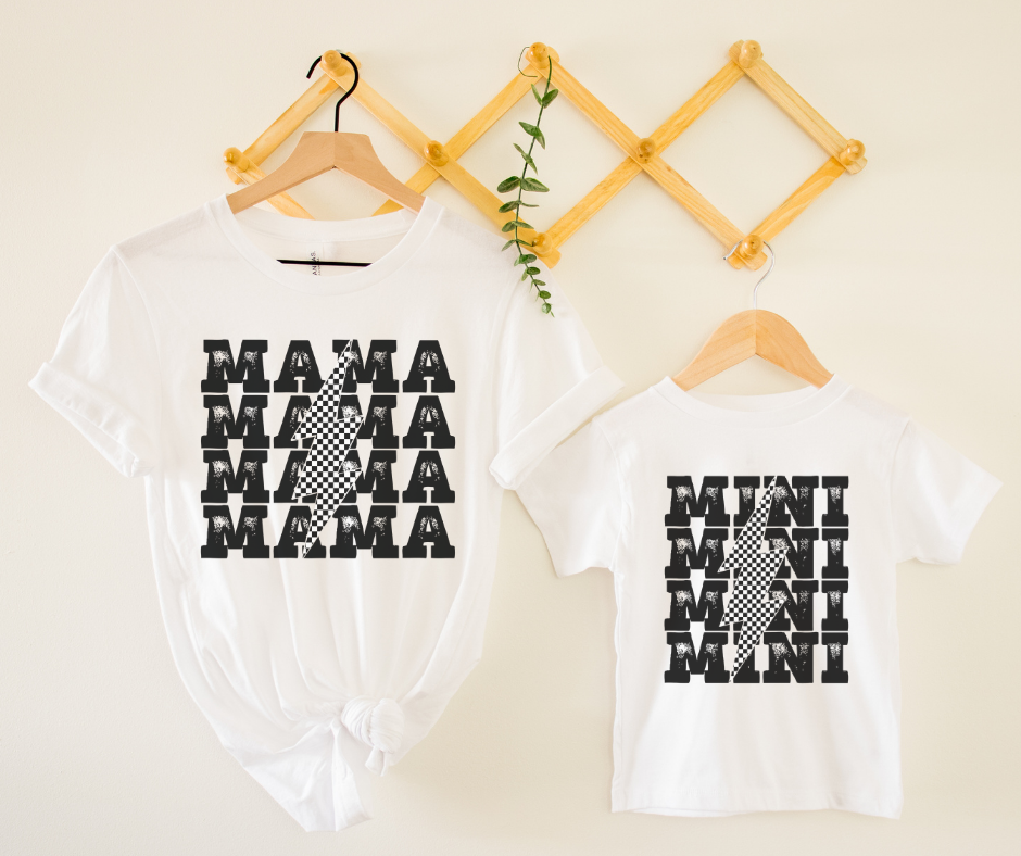 Mini with lightning bolt - youth size