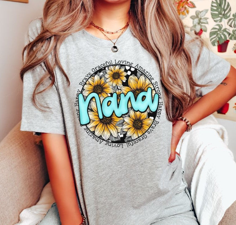 Nana - Sunflower Mother's Day - DTF