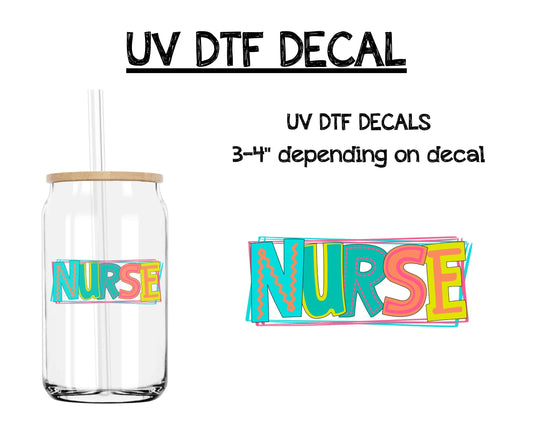 Nurse - UV DTF DECAL