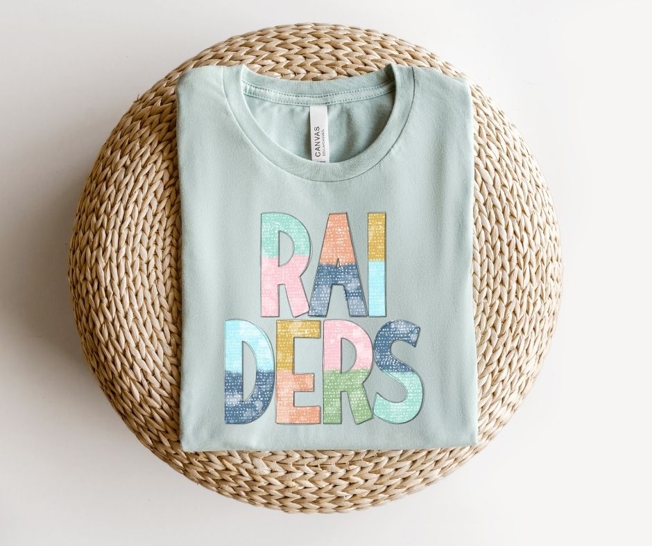 Raiders Multi-Colored Mascot (YOUTH) - DTF