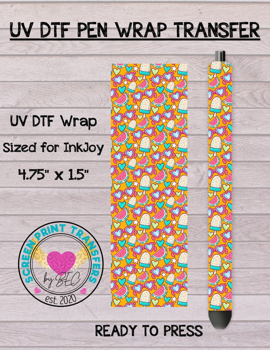 Summer Orange - UV DTF PEN WRAP