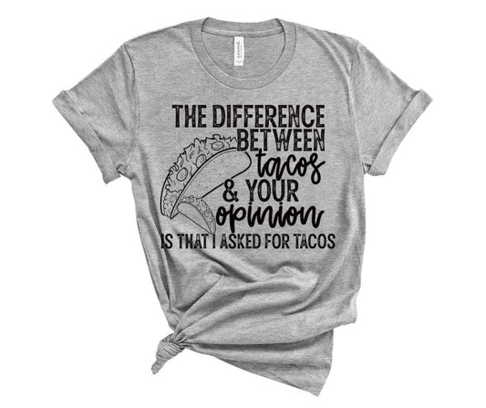Tacos and Opinions