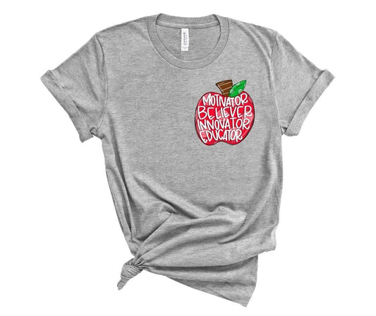 Teacher Apple (pocket size) (HH)