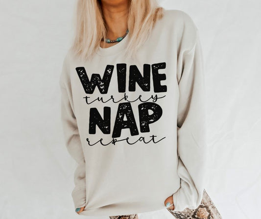 Wine Turkey Nap Repeat