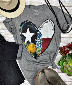 Texas Heart t-shirt